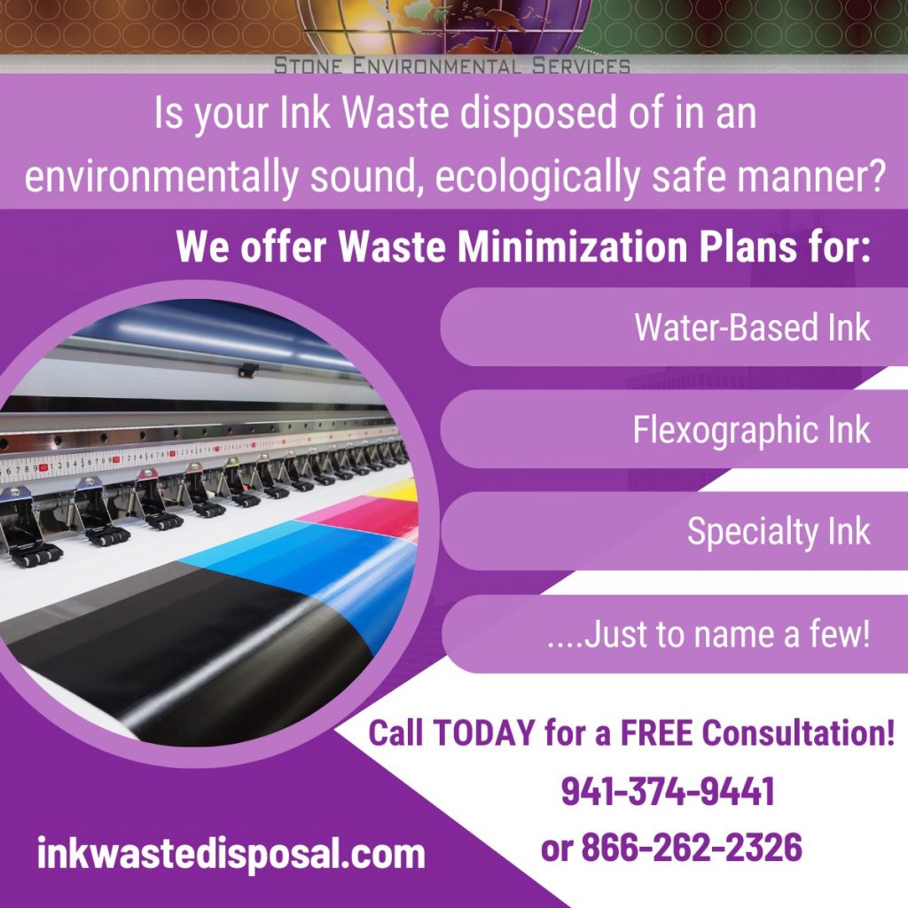Stone Environmental Services Printing Ink Disposal LinkedIn ad